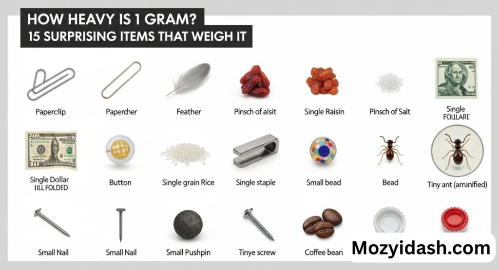 How Heavy Is 1 Gram? 15 Surprising Items That Weigh It