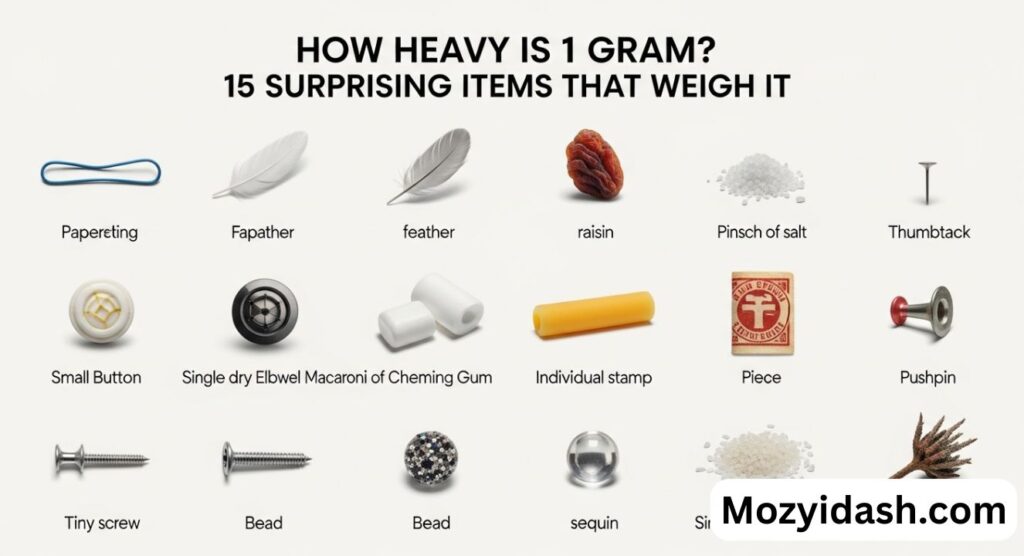 How Heavy Is 1 Gram? 15 Surprising Items That Weigh It