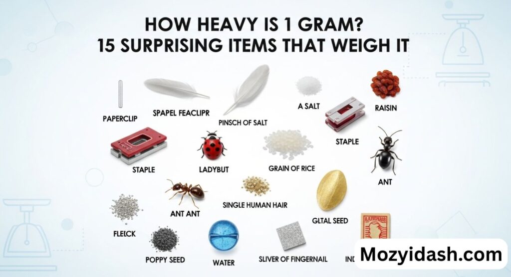 How Heavy Is 1 Gram? 15 Surprising Items That Weigh It