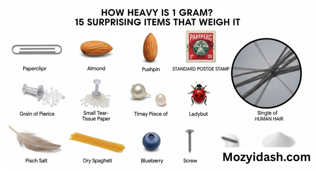 How Heavy Is 1 Gram? 15 Surprising Items That Weigh It