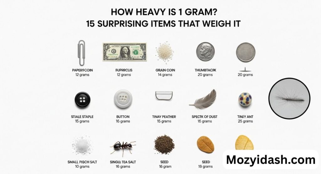 How Heavy Is 1 Gram? 15 Surprising Items That Weigh It