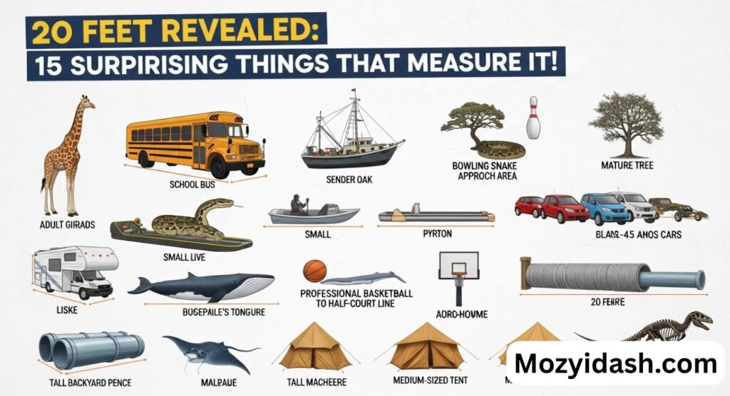 20 Feet Revealed: 15 Surprising Things That Measure It!