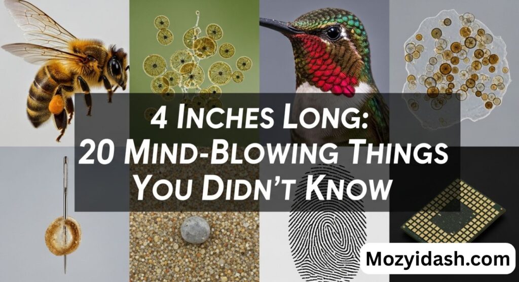 4 Inches Long: 20 Mind-Blowing Things You Didn’t Know
