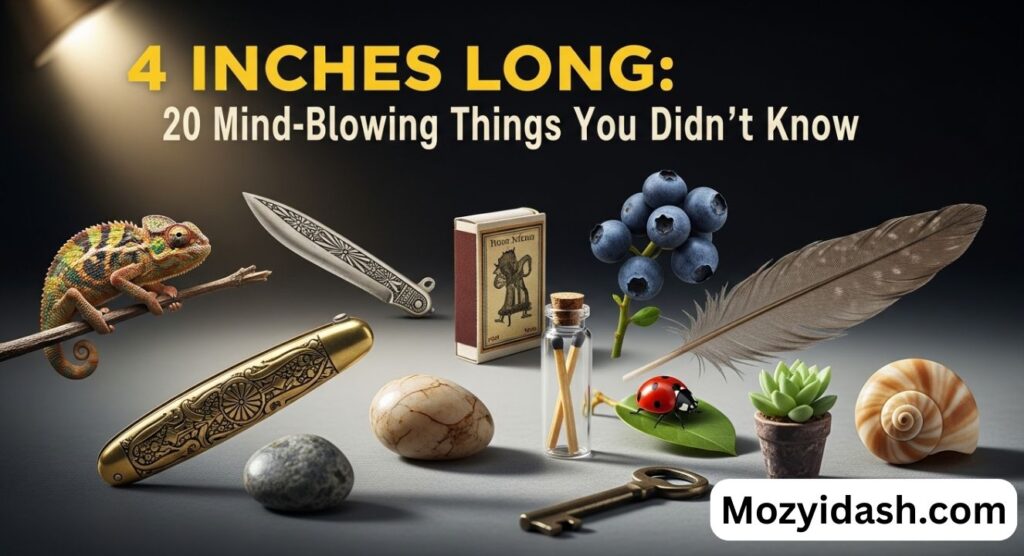 4 Inches Long: 20 Mind-Blowing Things You Didn’t Know