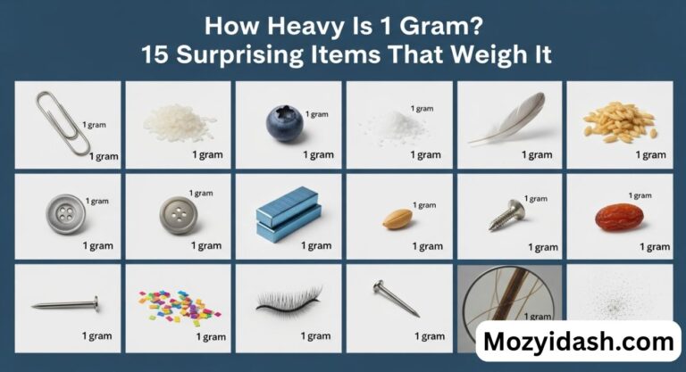 How Heavy Is 1 Gram? 15 Surprising Items That Weigh It