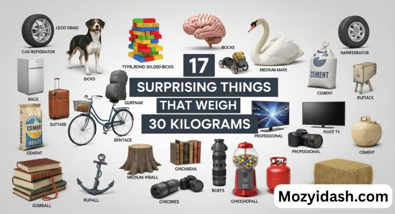 17 Surprising Things That Weigh 30 Kilograms
